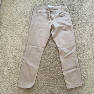 Khaki super soft skinny jeans